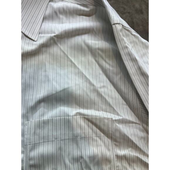 Brooks Brothers Shirt men 16.5 33 Slim Fit striped gray white long sleeve‎ - Picture 3 of 5